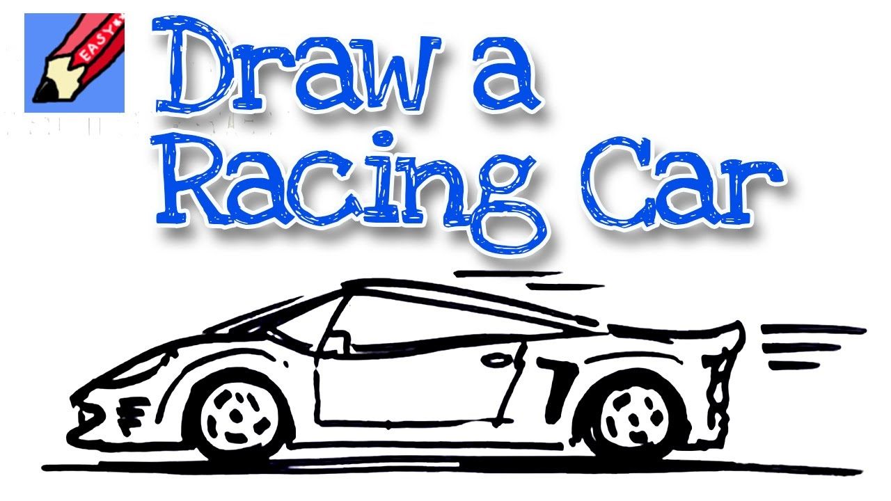 1280x720 Sports Car Drawing Step By Step