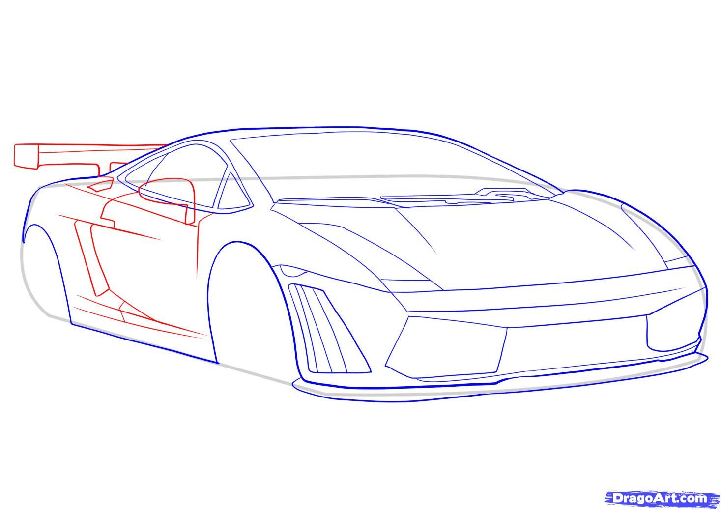 1467x1038 How To Draw A Lamborghini Art Techniques
