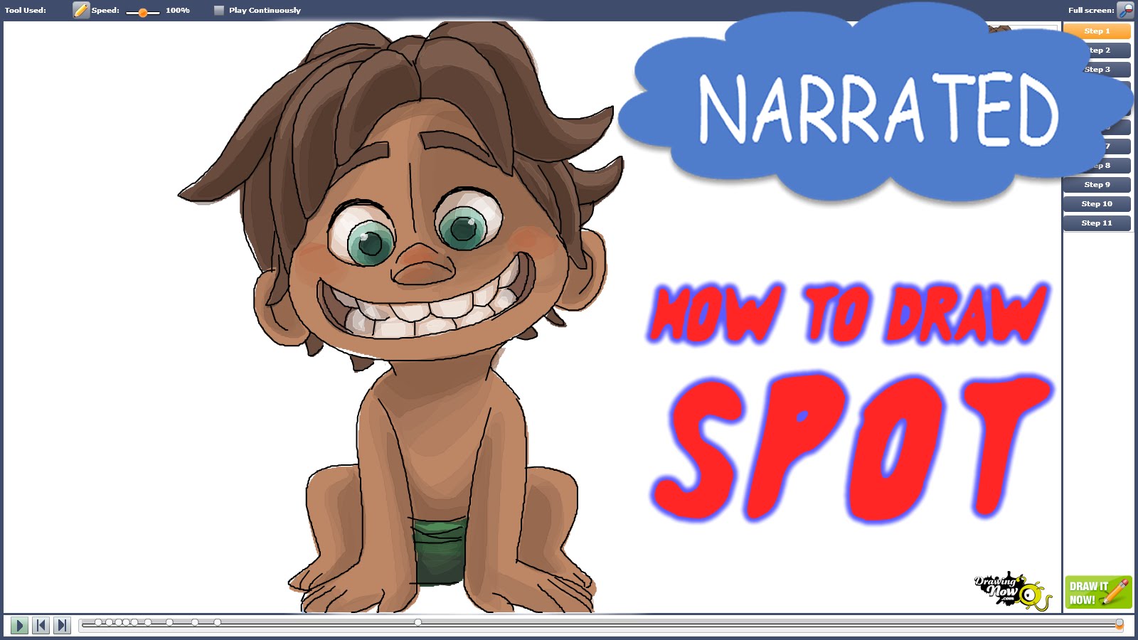 1600x900 How To Draw Spot From The Good Dinosaur (Narrated)