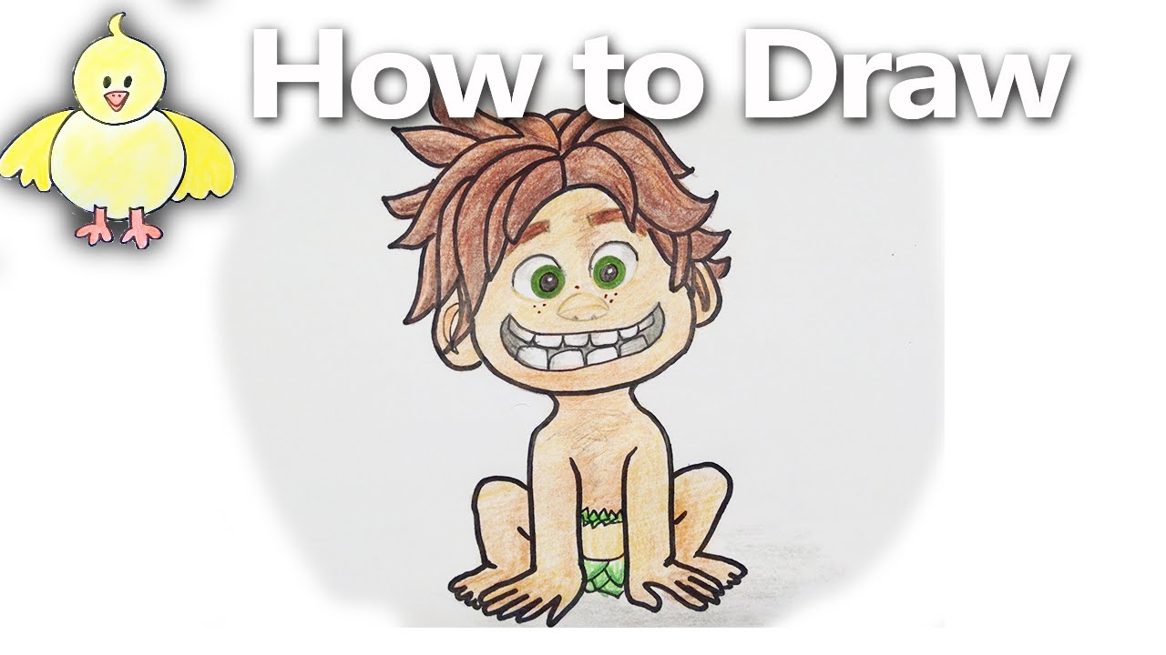 1280x720 How To Draw Spot From The Good Dinosaur Step By Step