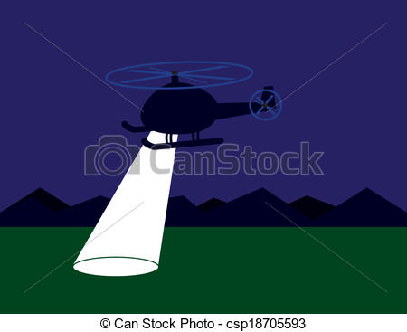 450x367 Helicopter Spotlight. Helicopter Searching