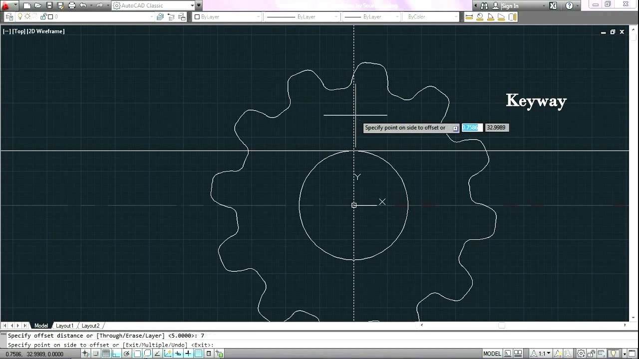 1280x720 How To Draw Invoute Profiled Teeth Spur Gear