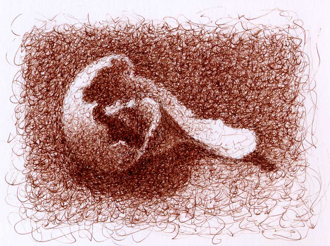 1054x787 Squiggle Pen. Past.