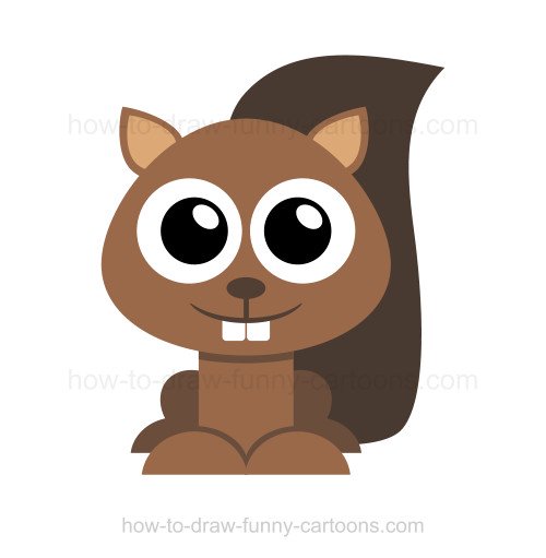 500x511 To Draw A Squirrel