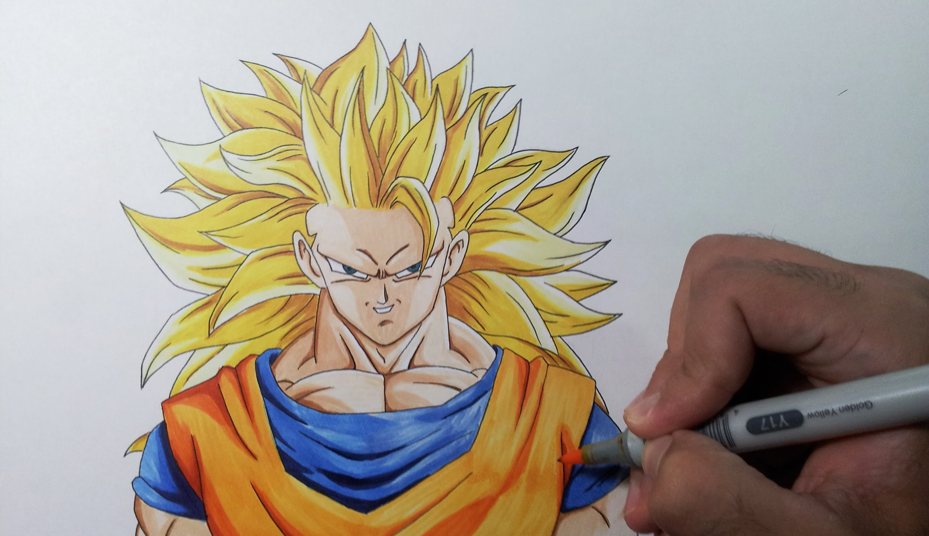 Ssj Goku Drawing at GetDrawings Free download