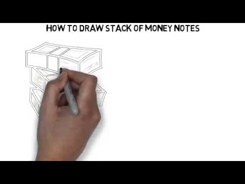 480x360 How To Draw Stack Of Money Notes
