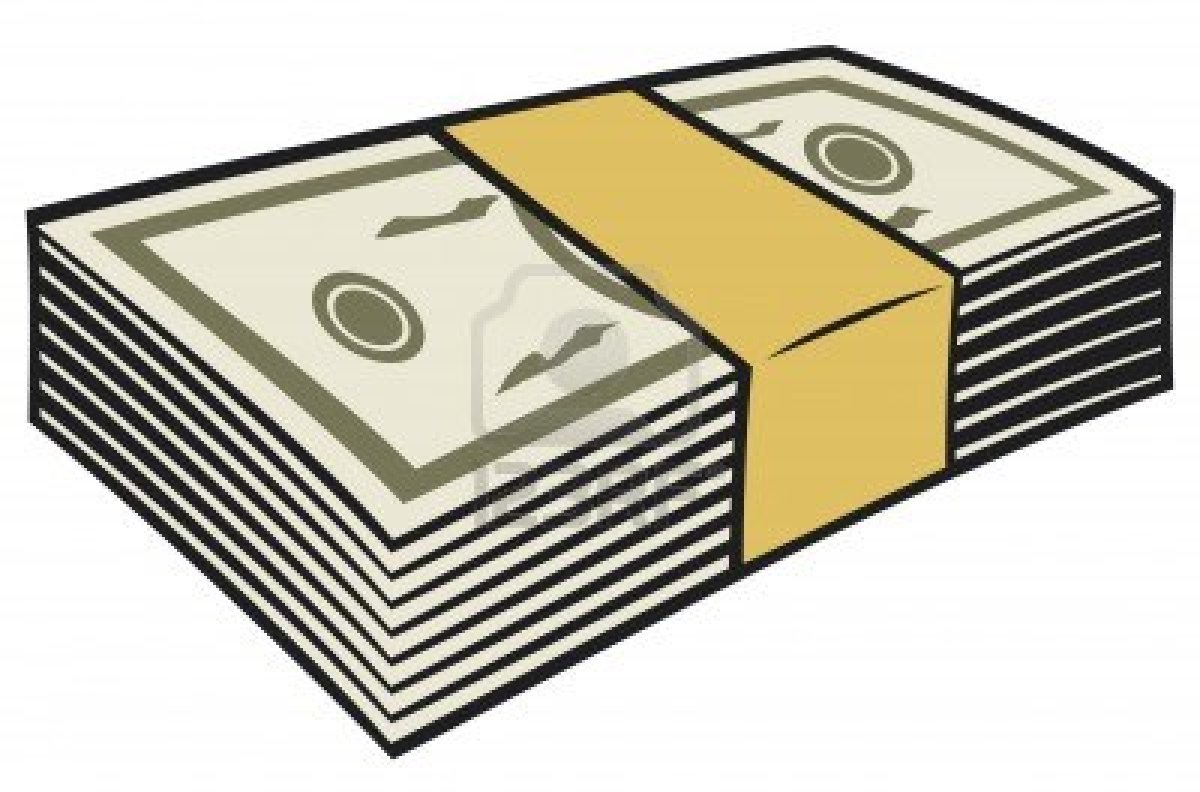 1200x792 Money Stack Clip Art