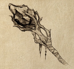 260x240 Image Result For Wizard Staff With Crystal Drawing Inked