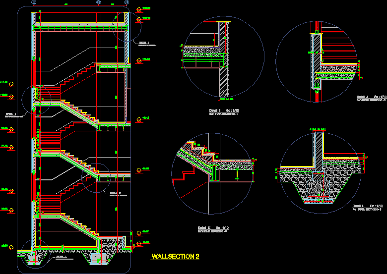 780x553 Details Stairs Dwg Section For Autocad Designs Cad