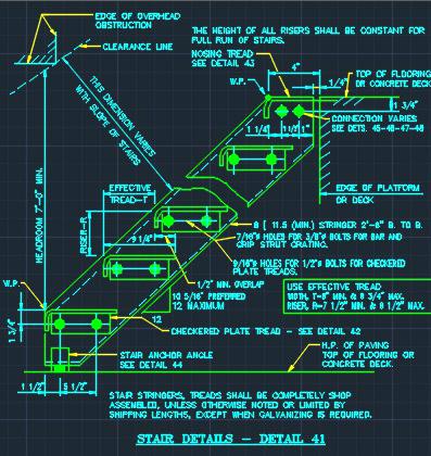 397x420 Concrete Filled Steel Pan Stair Details Steel Staircase Detail