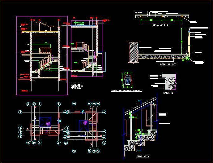 Staircase Detail Drawing at GetDrawings | Free download