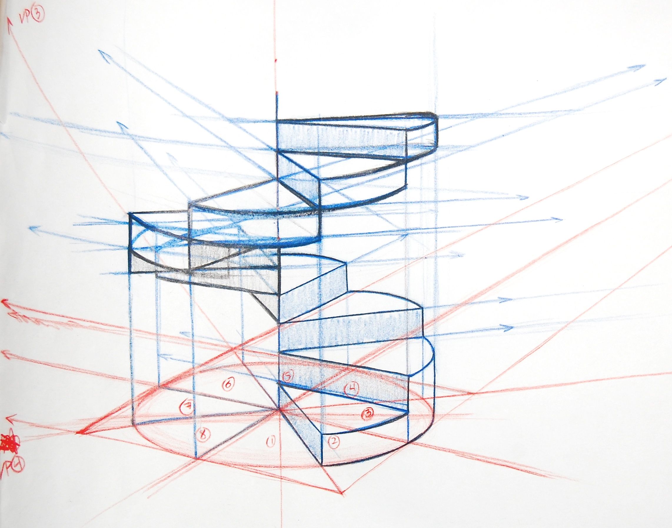 2284x1794 How To Draw A Spiral Staircase