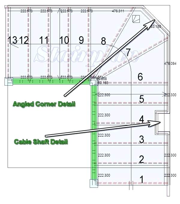 600x679 Staircase Details Stair Detail Shop Drawings Concrete Staircase