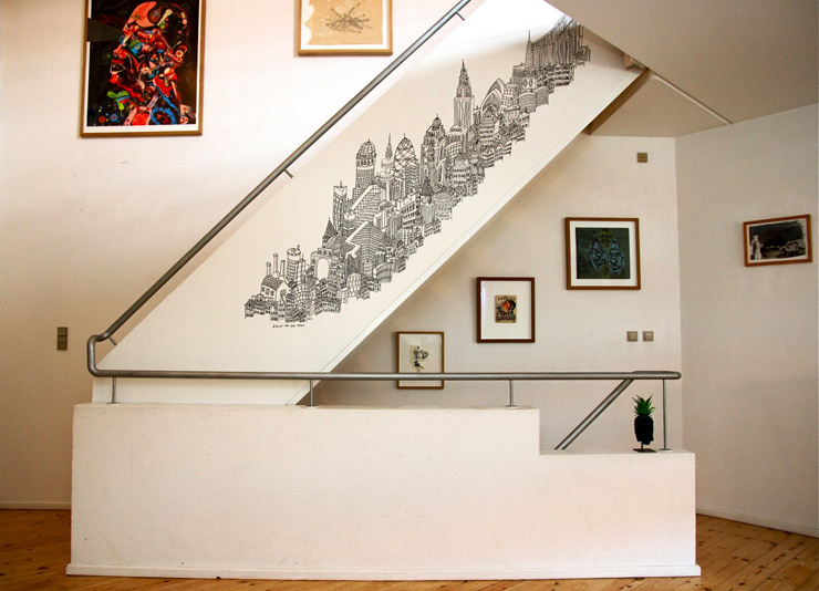 740x534 Stairwell Drawing