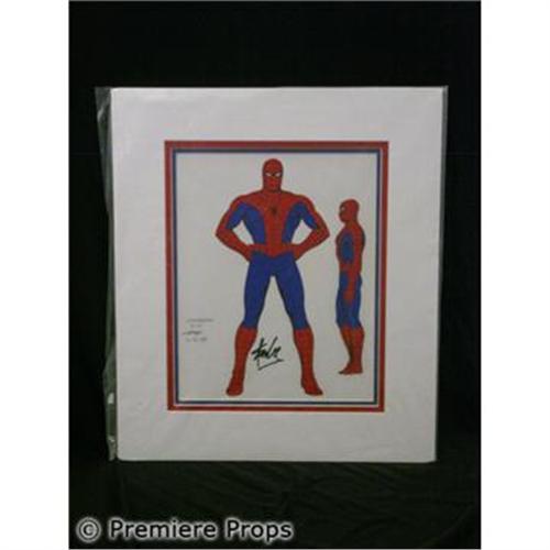 500x500 Spiderman Orig. Stan Lee Signed Drawing