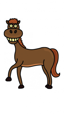 215x382 How To Draw A Standing Horse, Easy Step By Step Drawing Tutorial