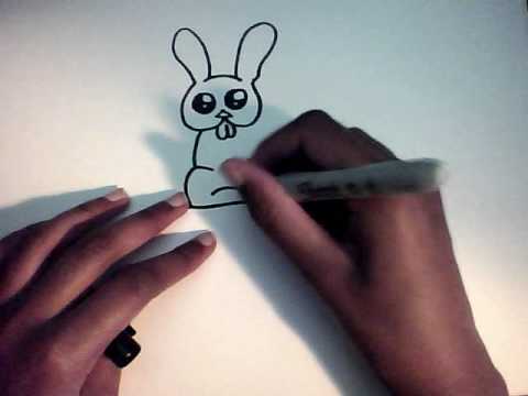 480x360 Idraw How To Draw A Bunny That's Standing Up