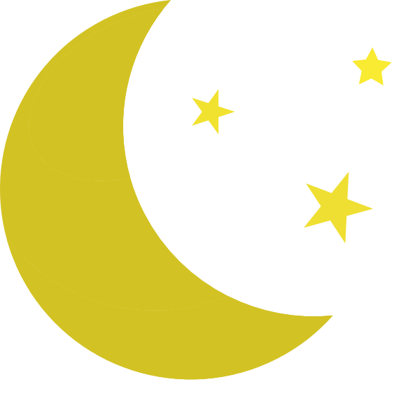 600x566 Moon And Stars Clip Art