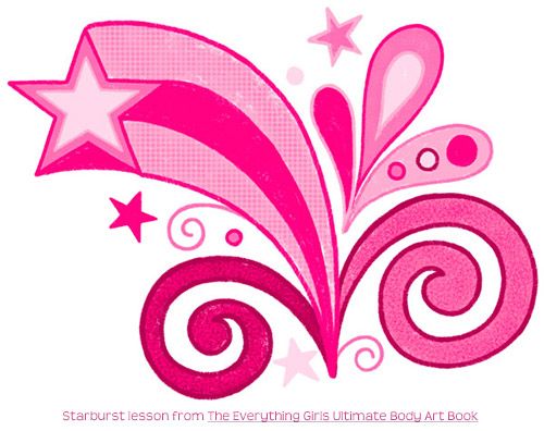 500x396 Starburst Drawing Lesson From The Everything Girls Ultimate Body
