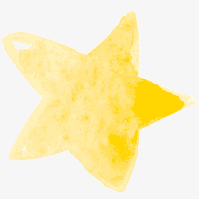 650x650 Yellow Star, Drawing Stars, Five Pointed Star, Hand Painted Stars