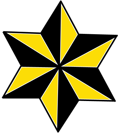 396x447 How To Draw 6 Sided Nautical Stars With Easy Step By Step Drawing