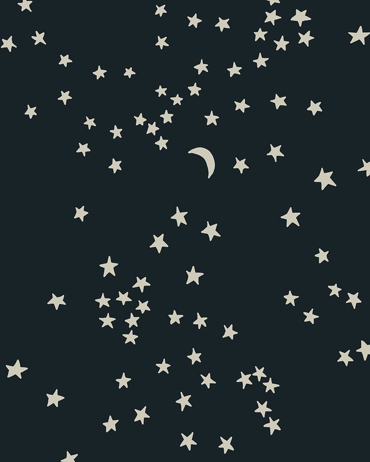 736x920 Moon And Stars Pattern