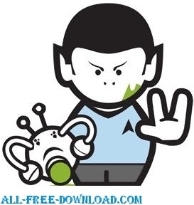 273x288 Spock Star Trek Cartoon Free Vector In Open Office Drawing Svg