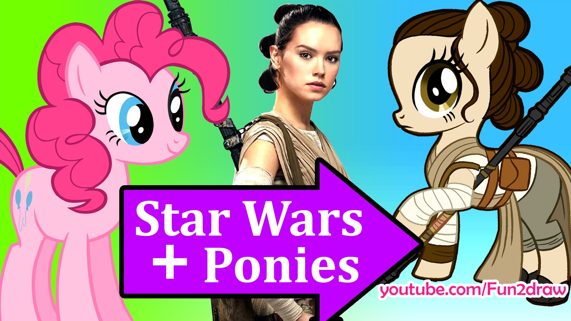 1920x1080 Draw Star Wars Characters As My Little Pony Mash Up Fun Art By
