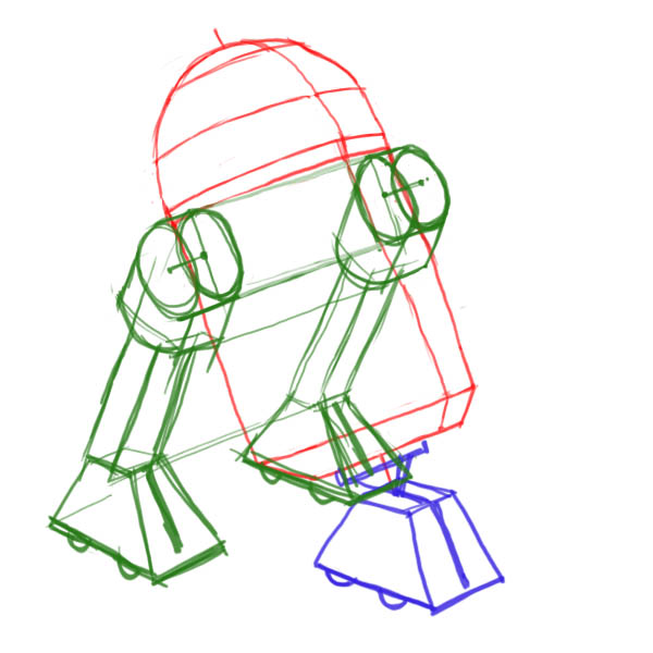 600x600 How To Draw Star Wars Characters R2d2