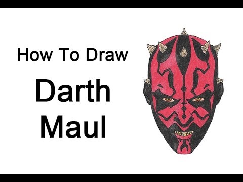 480x360 How To Draw Darth Maul (Star Wars)