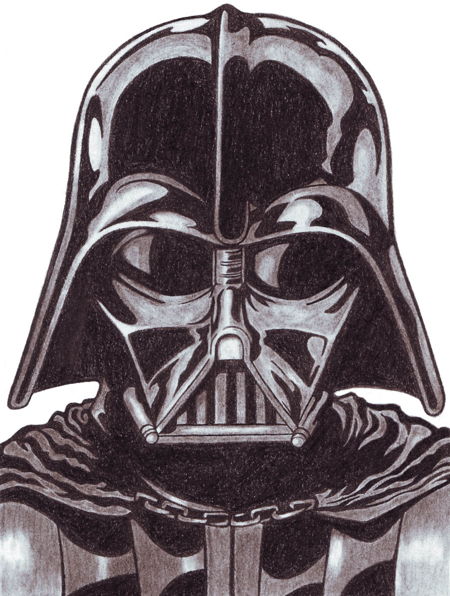 894x1183 Darth Vader Pencil Drawing Darth Vader Star Wars Original Hand