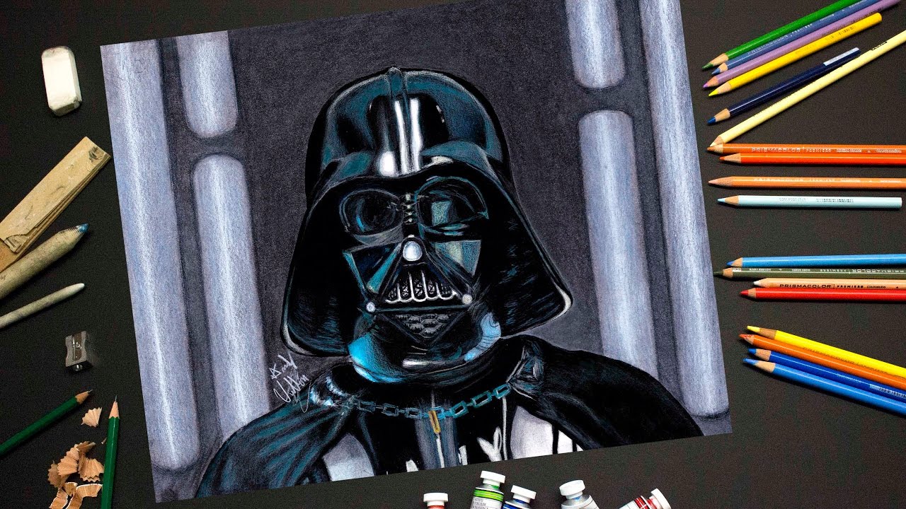 1280x720 Drawing Darth Vader From Rogue One A Star Wars Story