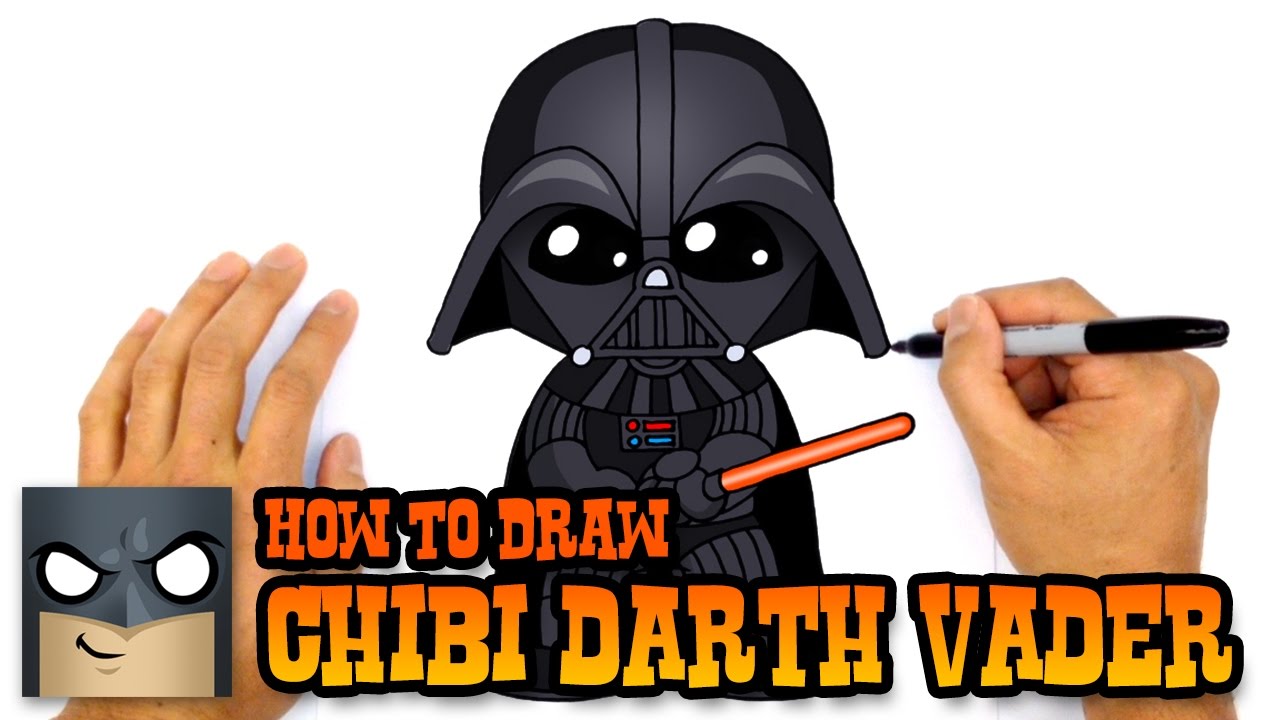 1280x720 How To Draw Darth Vader Star Wars