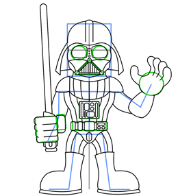 260x286 How To Draw Darth Vader From Star Wars