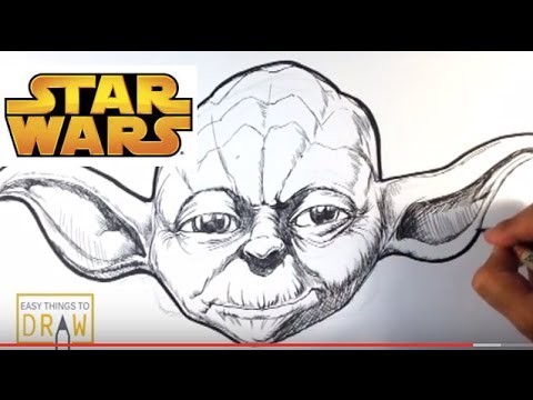 480x360 How To Draw Yoda From Star Wars In Ink