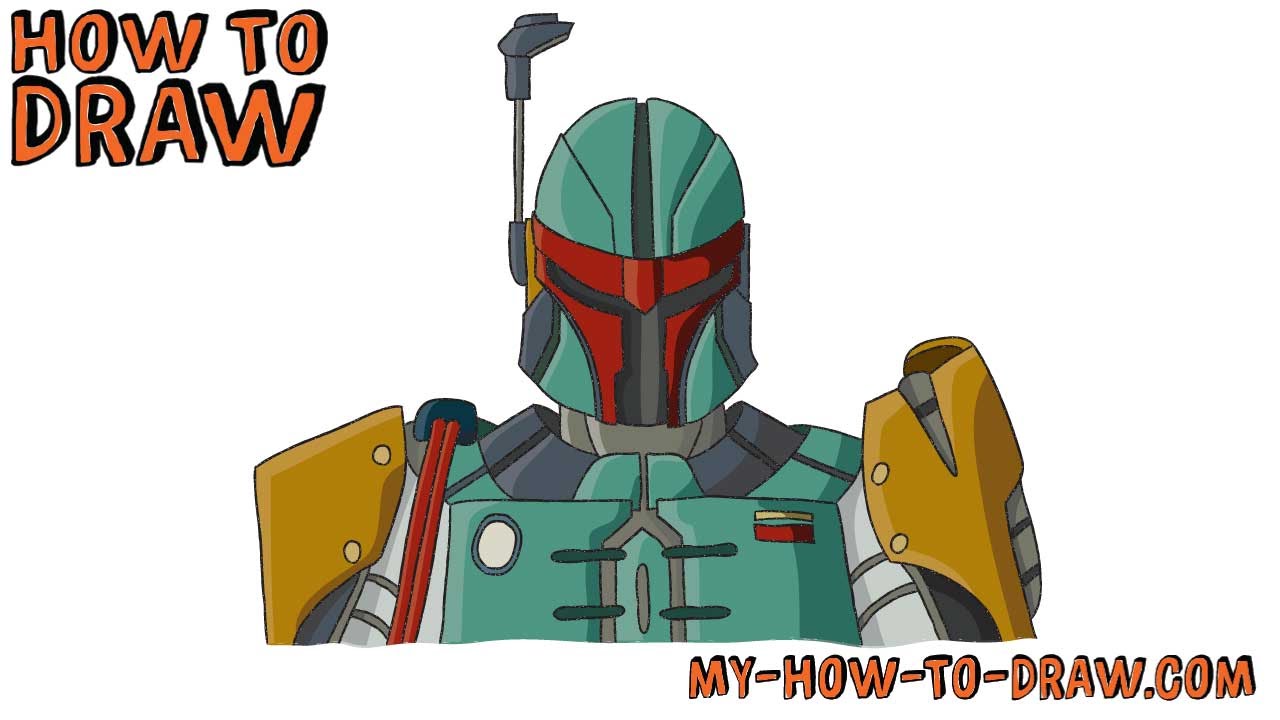 1280x720 How To Draw Boba Fett