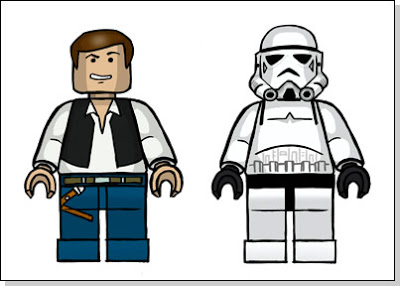 400x286 Lego Toys Drawing Lego Han Solo And Stormtrooper Stormtroopers