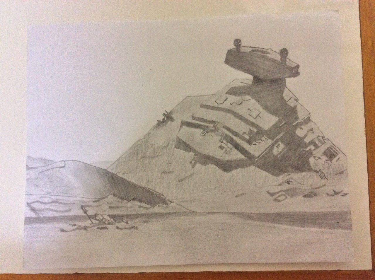 1280x956 My First Star Wars Pencil Sketch