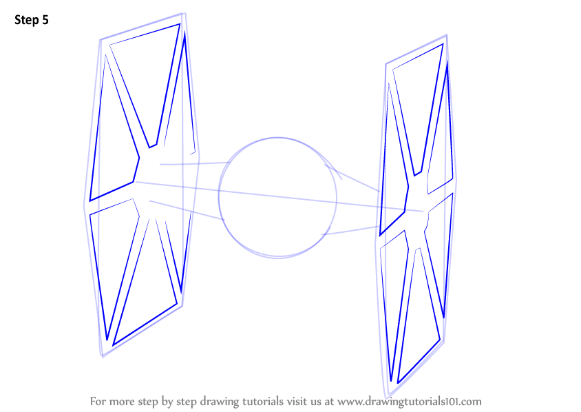 844x598 Learn How To Draw Tie Fighter From Star Wars