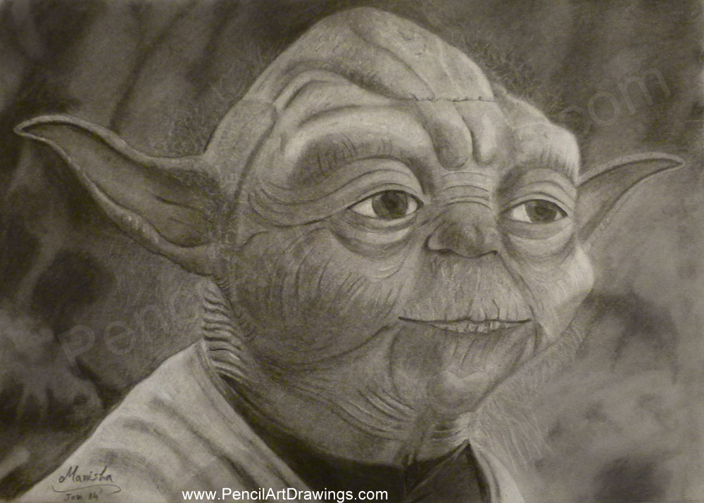1000x715 Yoda Drawing