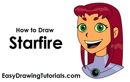 500x315 How To Draw Starfire (Teen Titans)