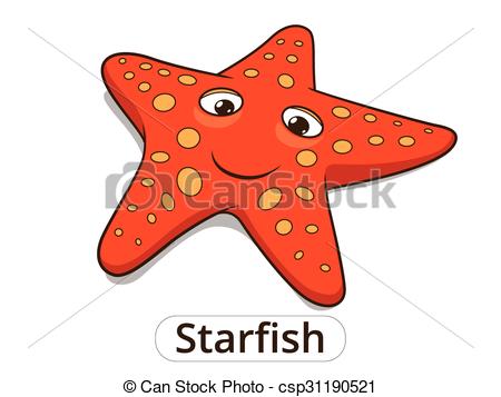 450x357 Starfish Sea Fish Cartoon Illustration Starfish Sea Fish