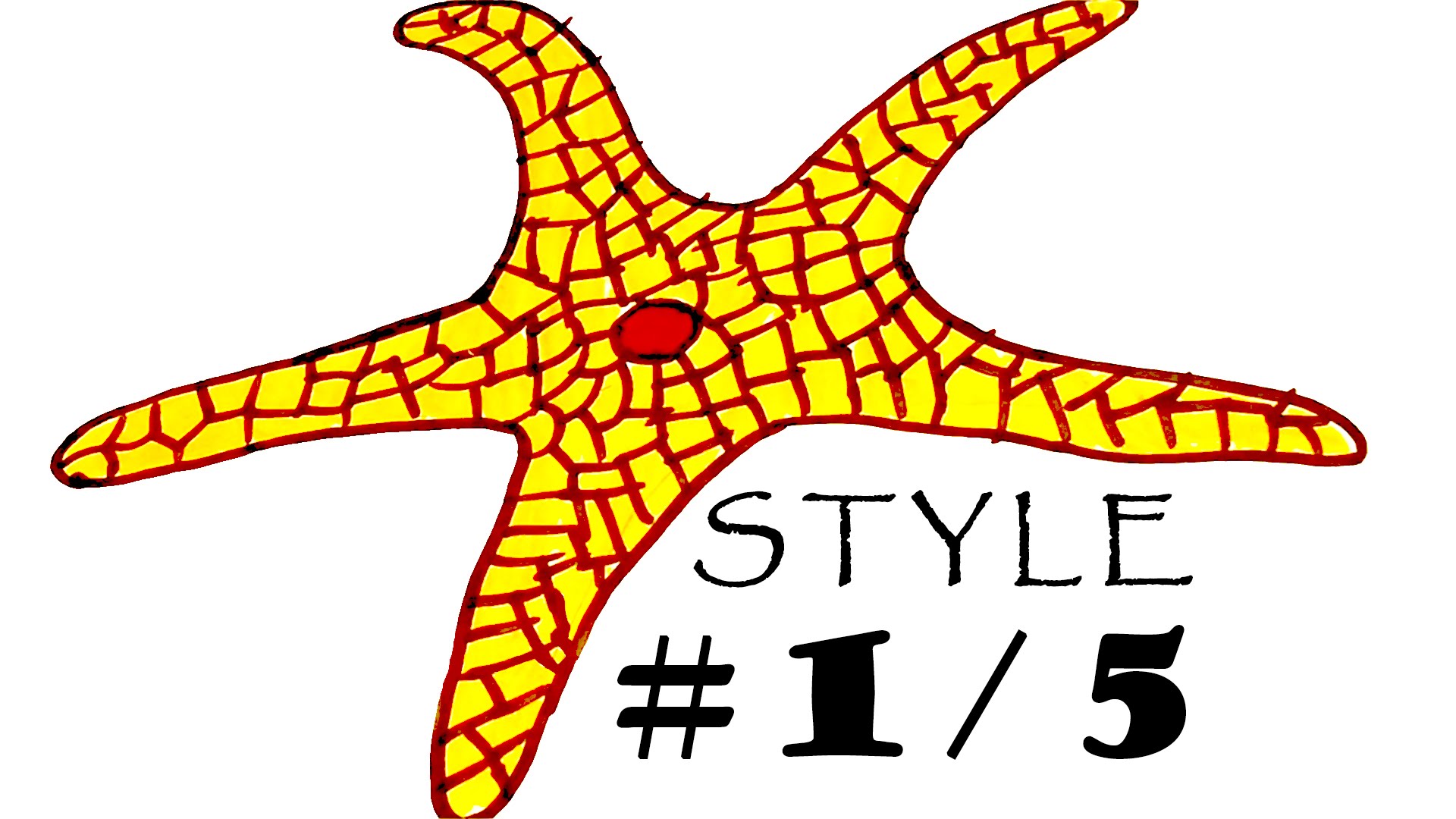1920x1080 How To Draw A Starfish Easy For Kids Style