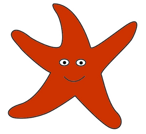 470x432 Starfish Drawing For Kids Clipart Panda