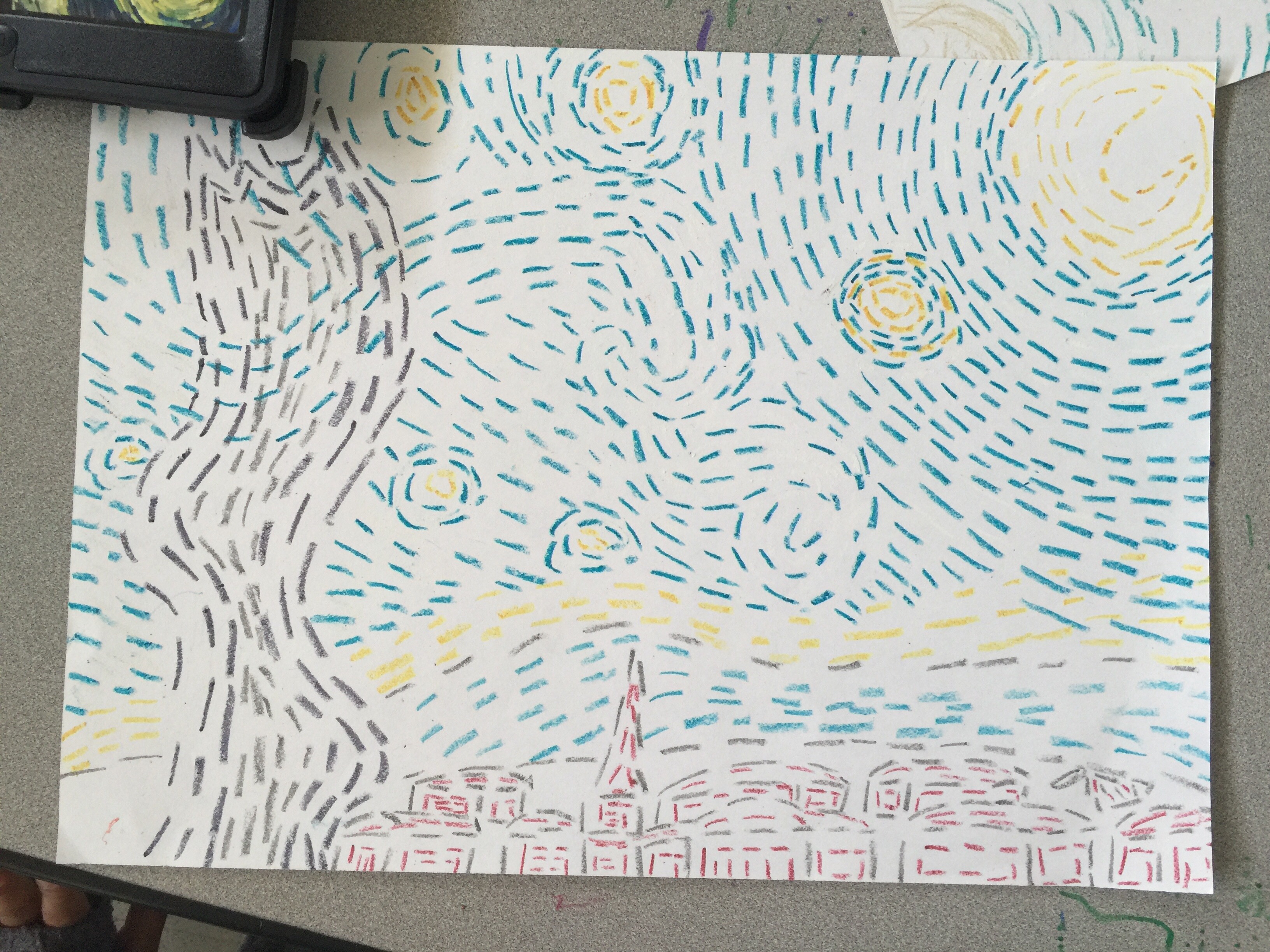 3264x2448 Starry Night Slanging Paint In 160