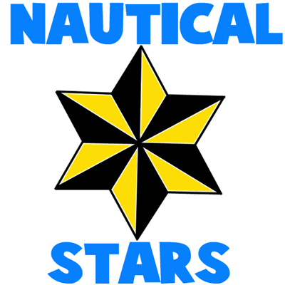 400x400 How To Draw 6 Sided Nautical Stars With Easy Step By Step Drawing