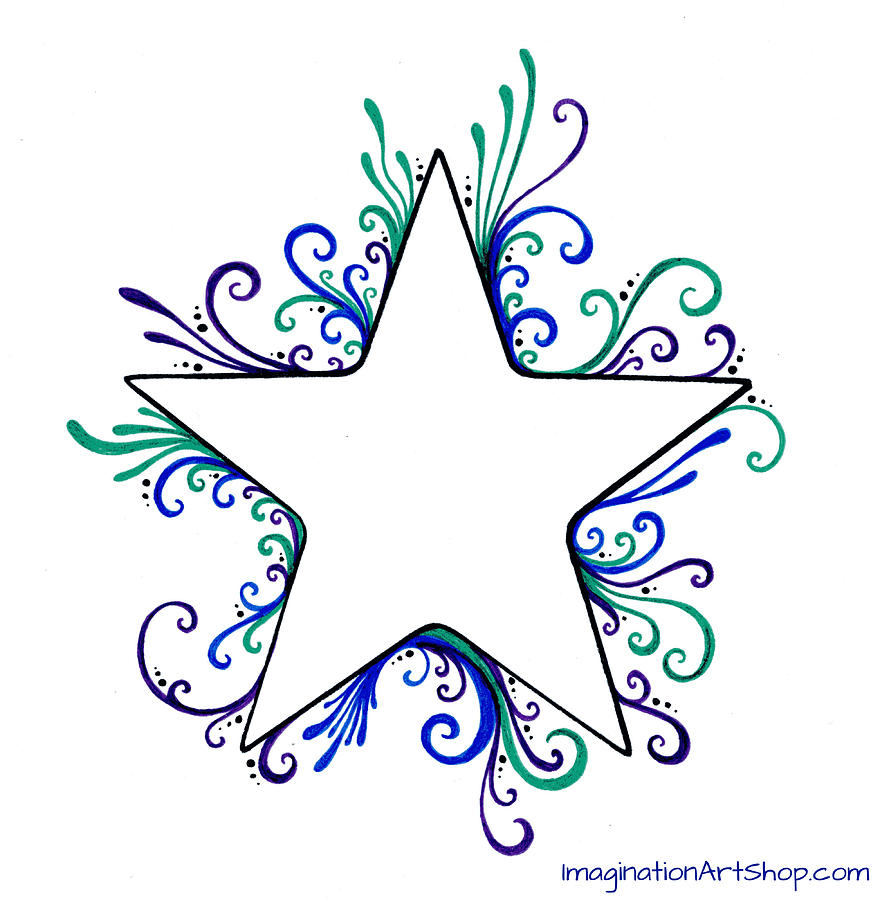 880x900 Drawings Of A Star Star Flair Drawing Stars
