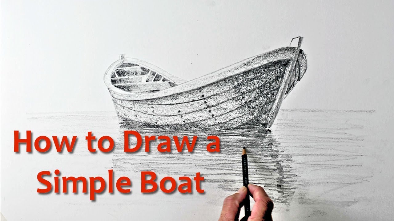 1280x720 Start Drawing Part 9 Draw A Simple Boat Art Tutorials Online
