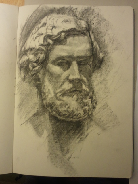 480x640 Statue Drawing