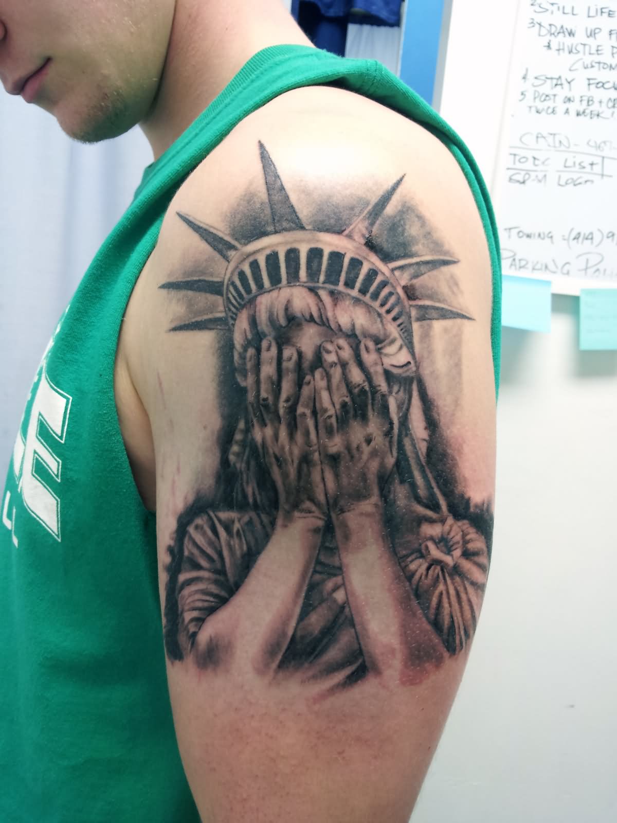 1200x1600 Crying Statue Of Liberty Tattoos